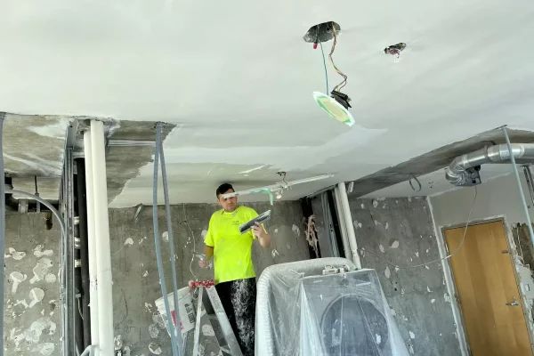 painter painting ceiling