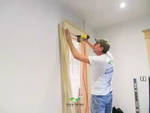 painter fixing door
