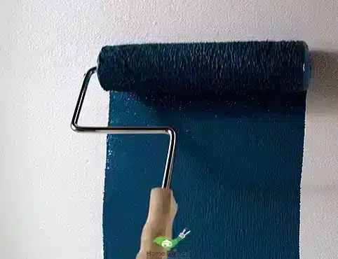 Painting Roller On Wall