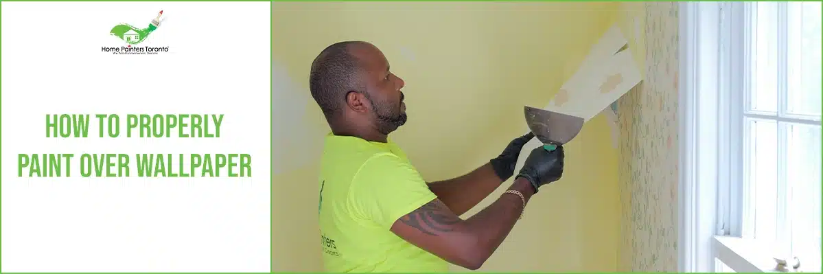How to Properly Paint over Wallpaper