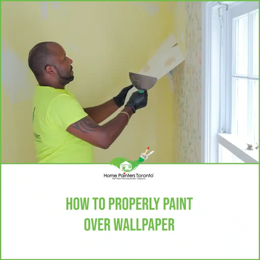 How to Properly Paint over Wallpaper