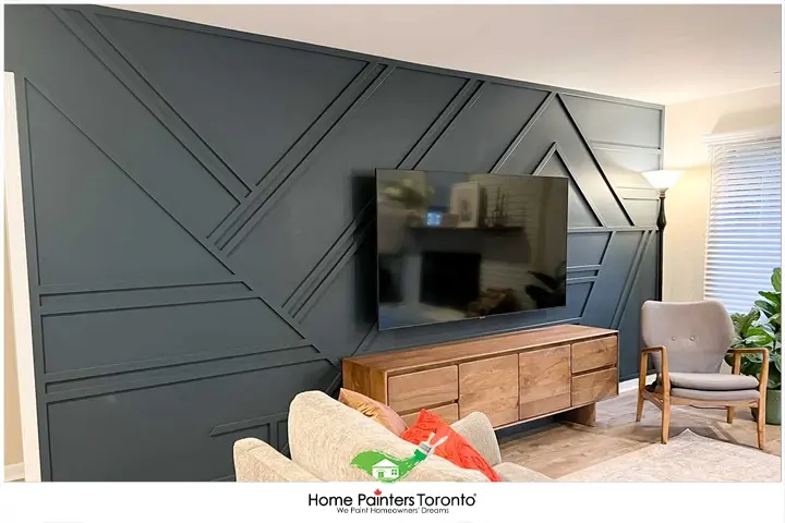 Geometric Accent Wall