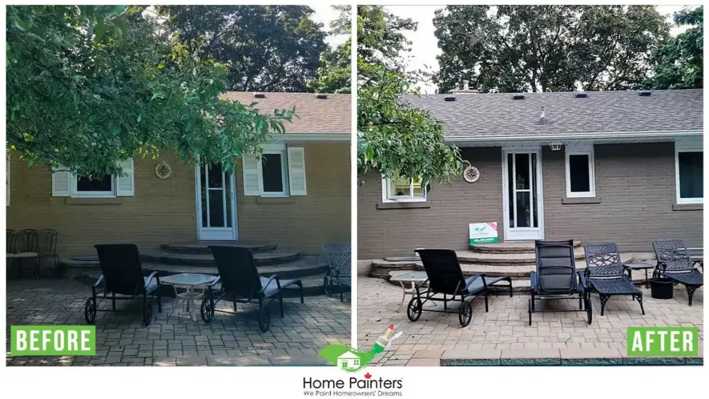 before and after neutral colour