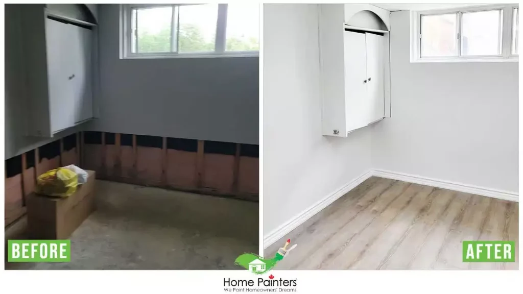 painting next to carpet