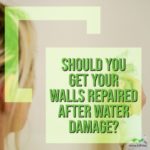 wall repair after water damage