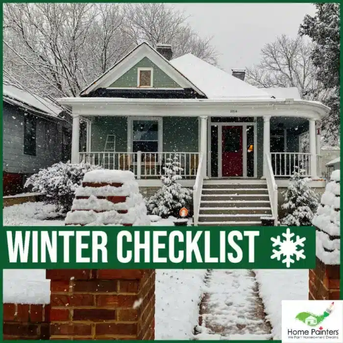 Winter Checklist for Home Maintenance