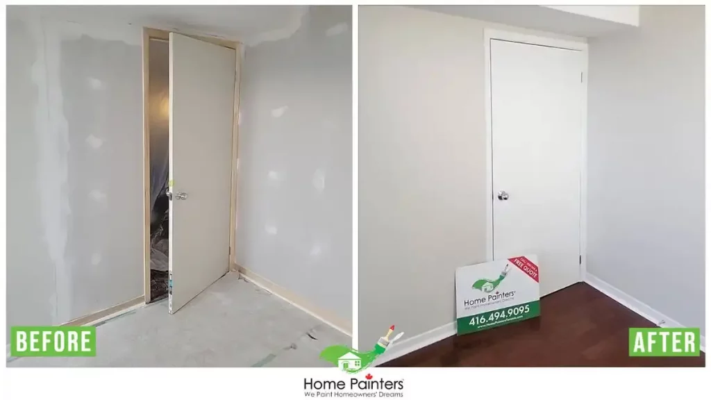drywall repair white paint