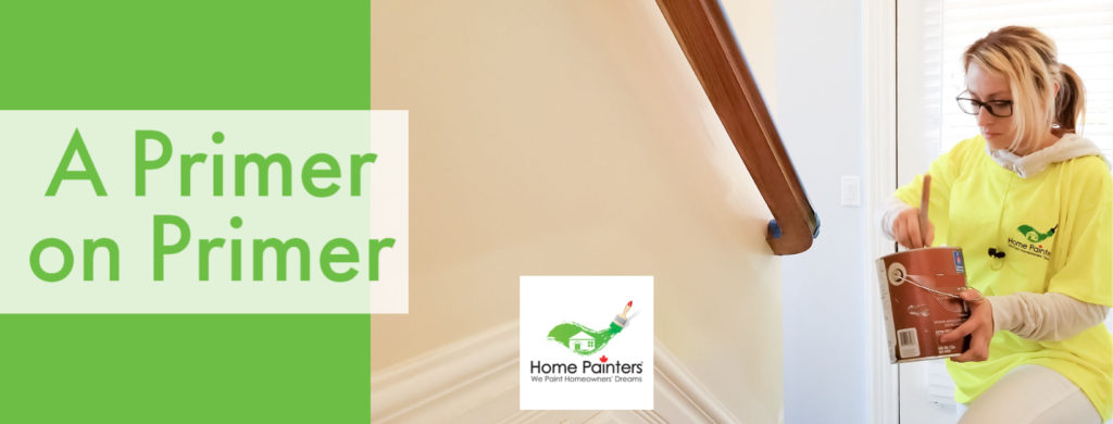 A primer on Primer, professional house painter painting on wall