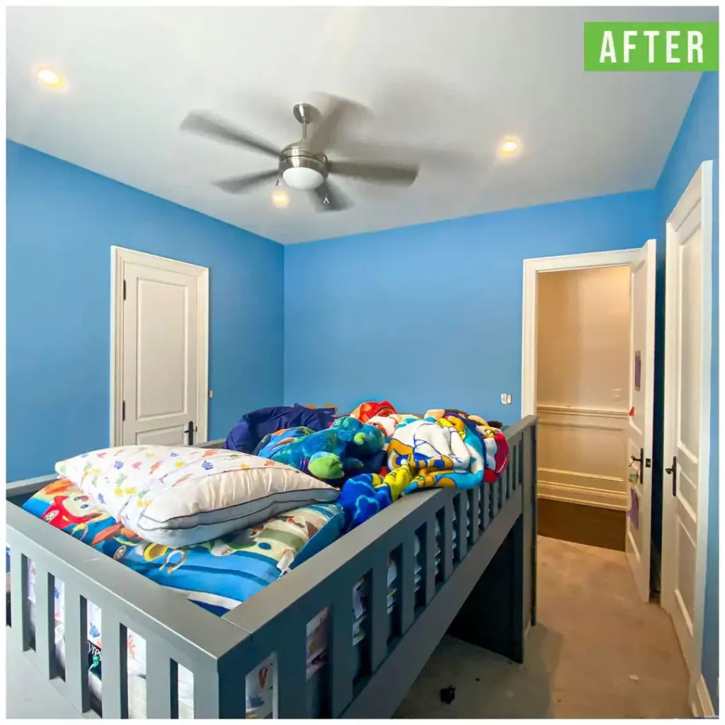 powder blue paint room