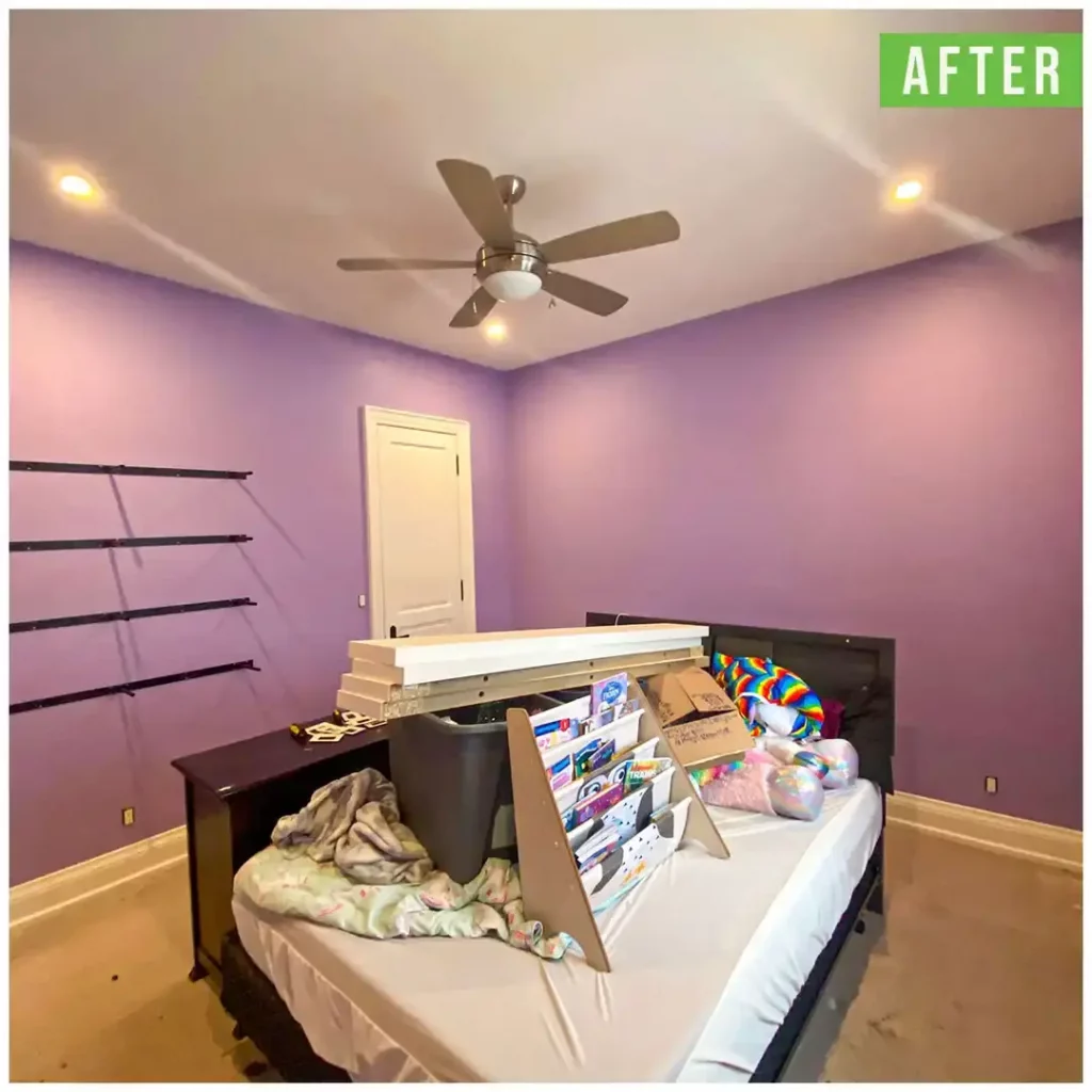 pastel purple room for teens
