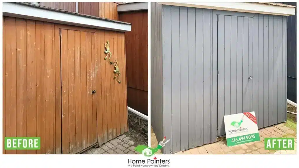 Exterior Wood Painting and Garage Door Painting
