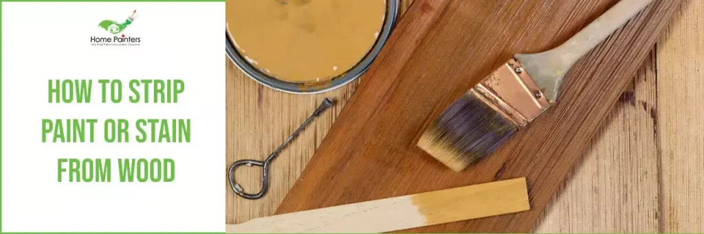 how to strip paint from wood