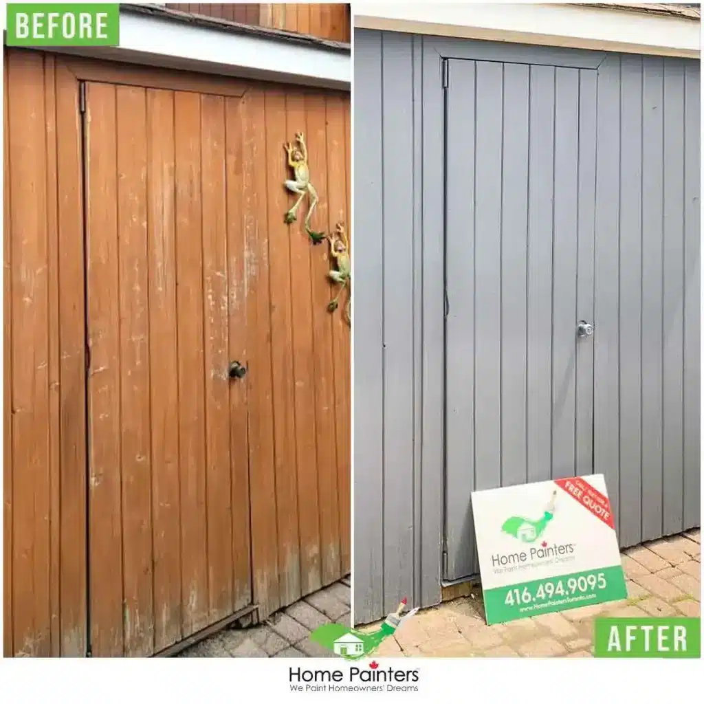 Exterior Wood Painting And Garage Door Painting