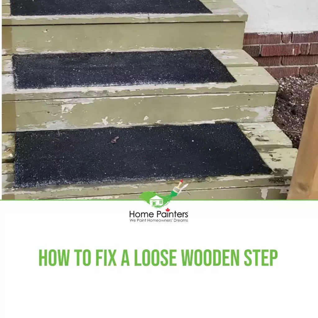 featured how to fix a loose wooden step by hpt