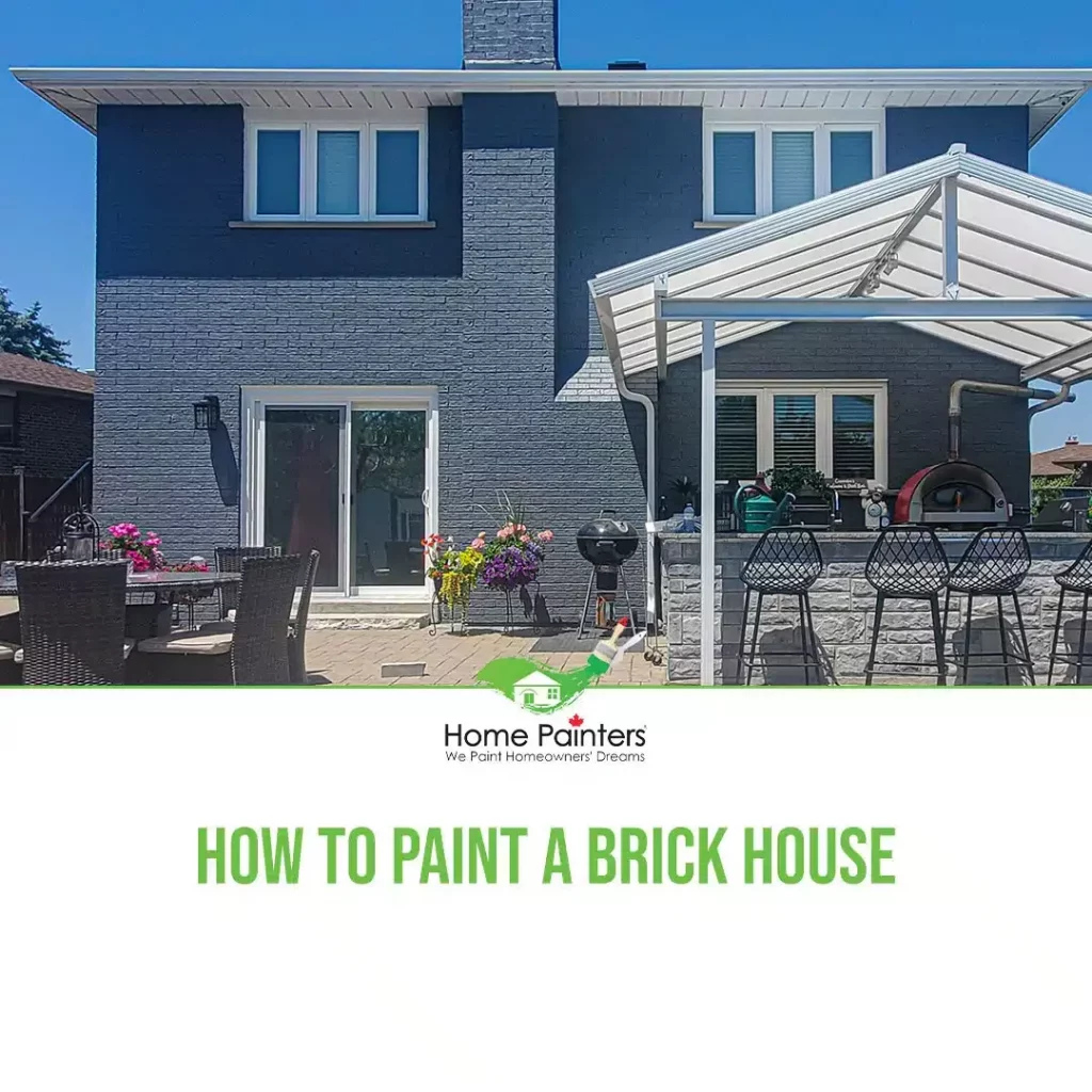 how to paint a brick house featured