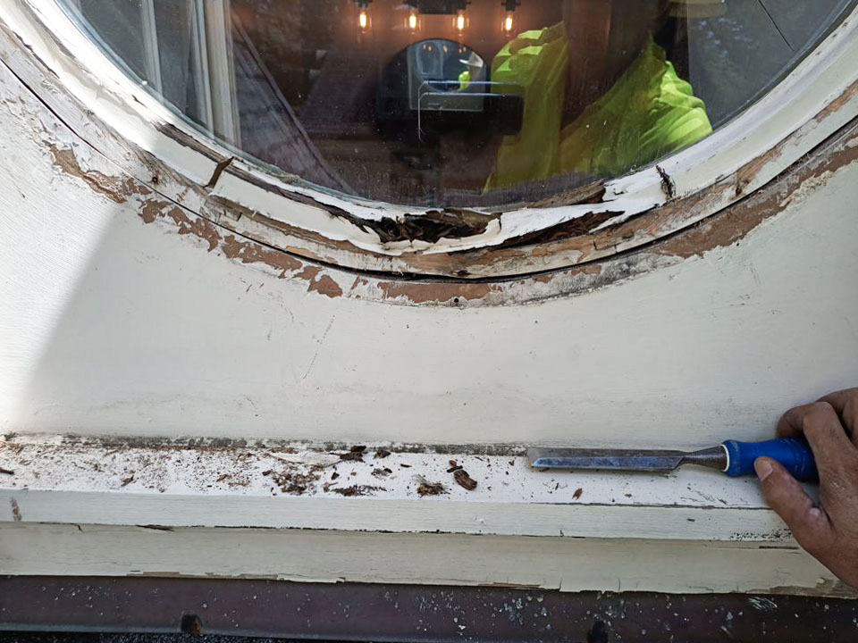 Prep Rotted Window Sill