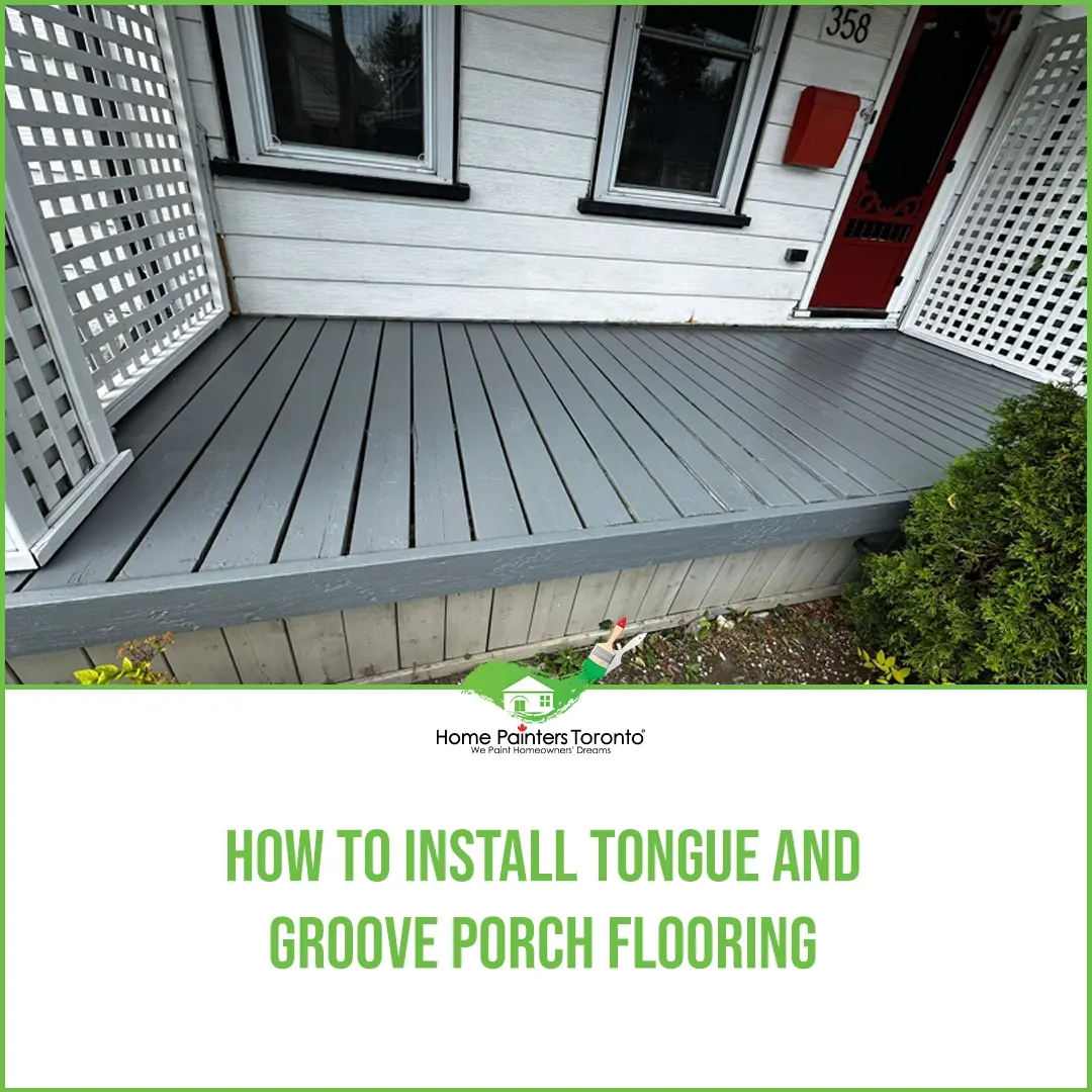 Tongue And Groove Porch Flooring How To Install Porch Floors Video 4