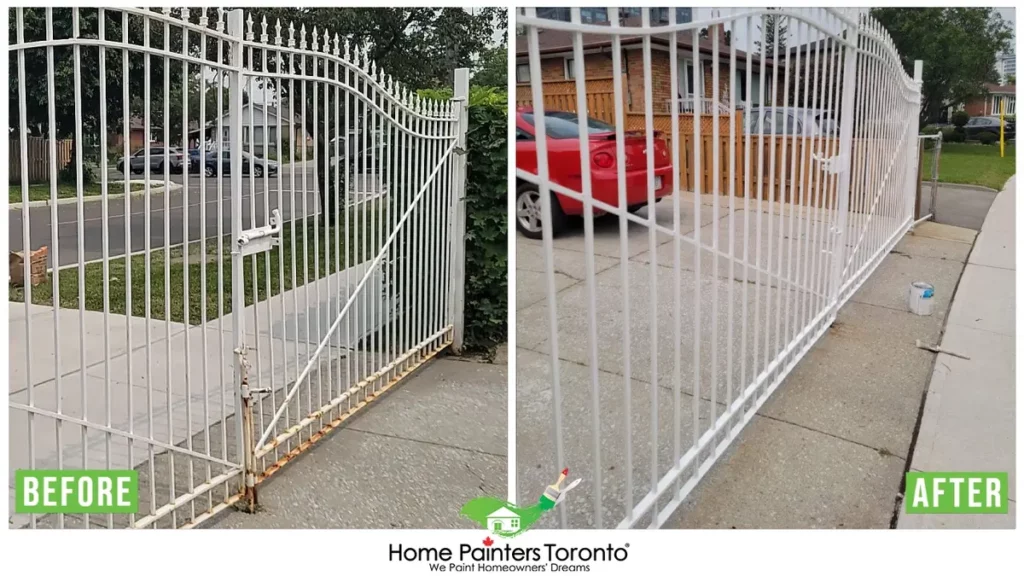 The Cost Estimate Of Painting A Wrought Iron Fence
