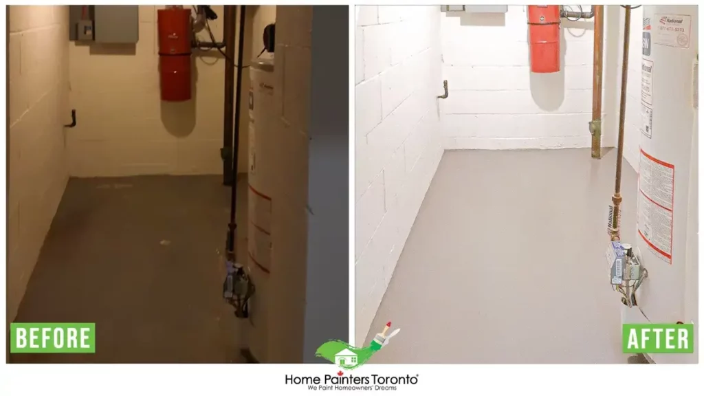 Basement Before and After 2
