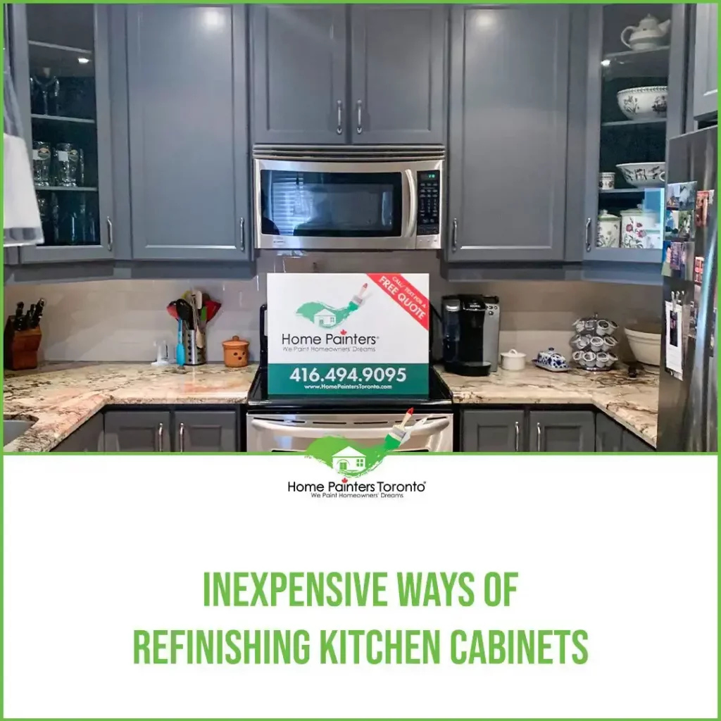 Inexpensive Ways Of Refinishing Kitchen Cabinets Featured