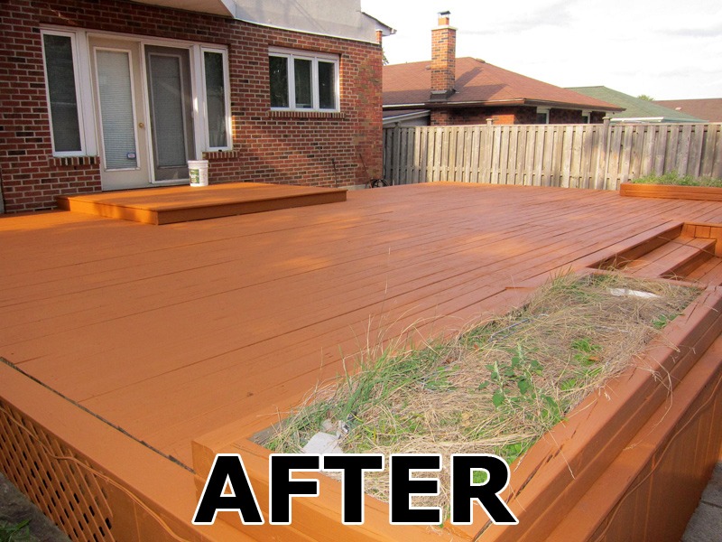 Toronto Deck Staining and Fence Staining Contractor