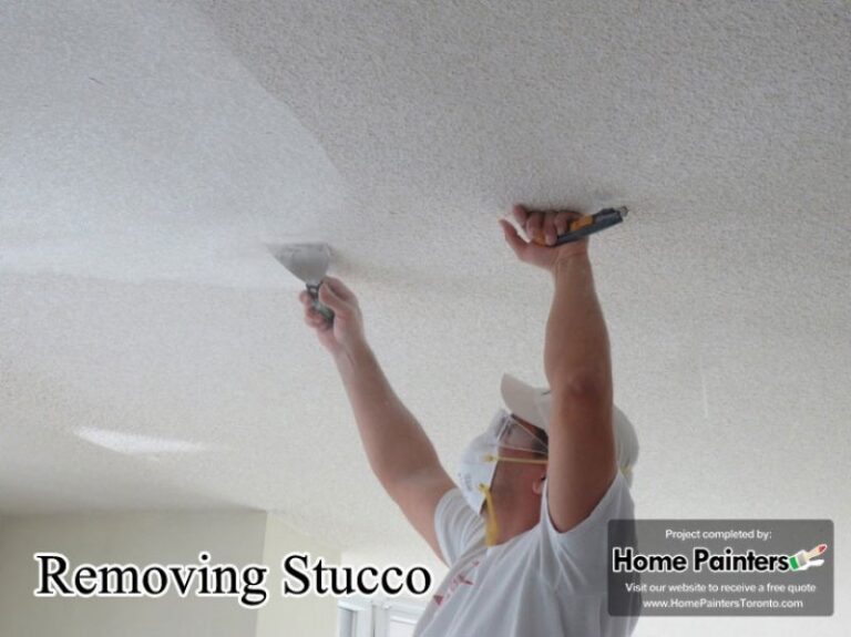 How to Remove Popcorn/Stucco and Flatten Your Ceilings Home Painters