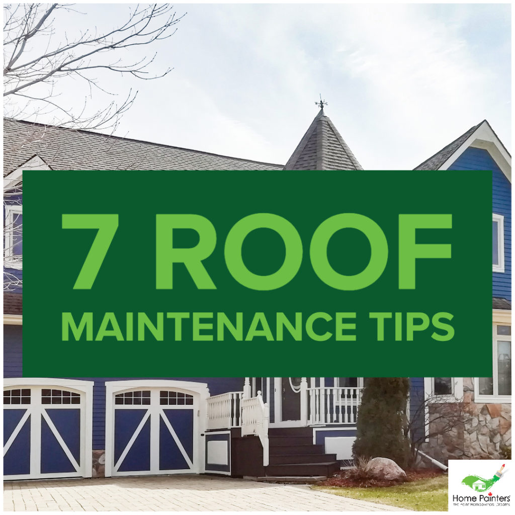 how to replace shingles, large home painted with bright blue paint to improve curb appeal, house painters in toronto
