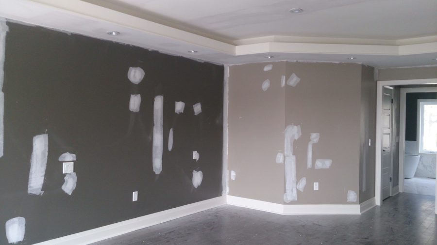 professionally done drywall repairing by home painters toronto in a house, drywall damage, how to skim coat drywall after wallpaper removal, pin holes in drywall, drywall repair, how to fix drywall