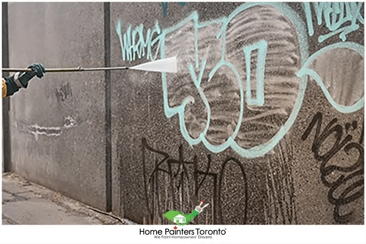 Spraying Over Graffiti