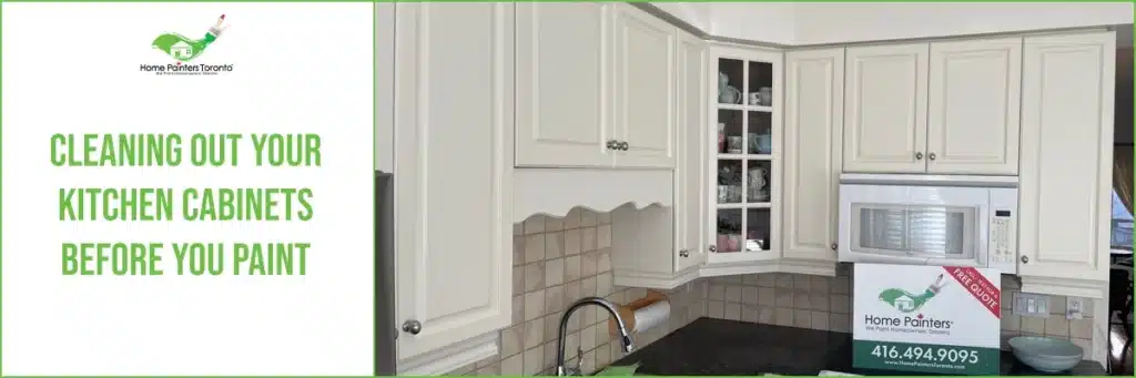 Cleaning Out Your Kitchen Cabinets Before You Paint