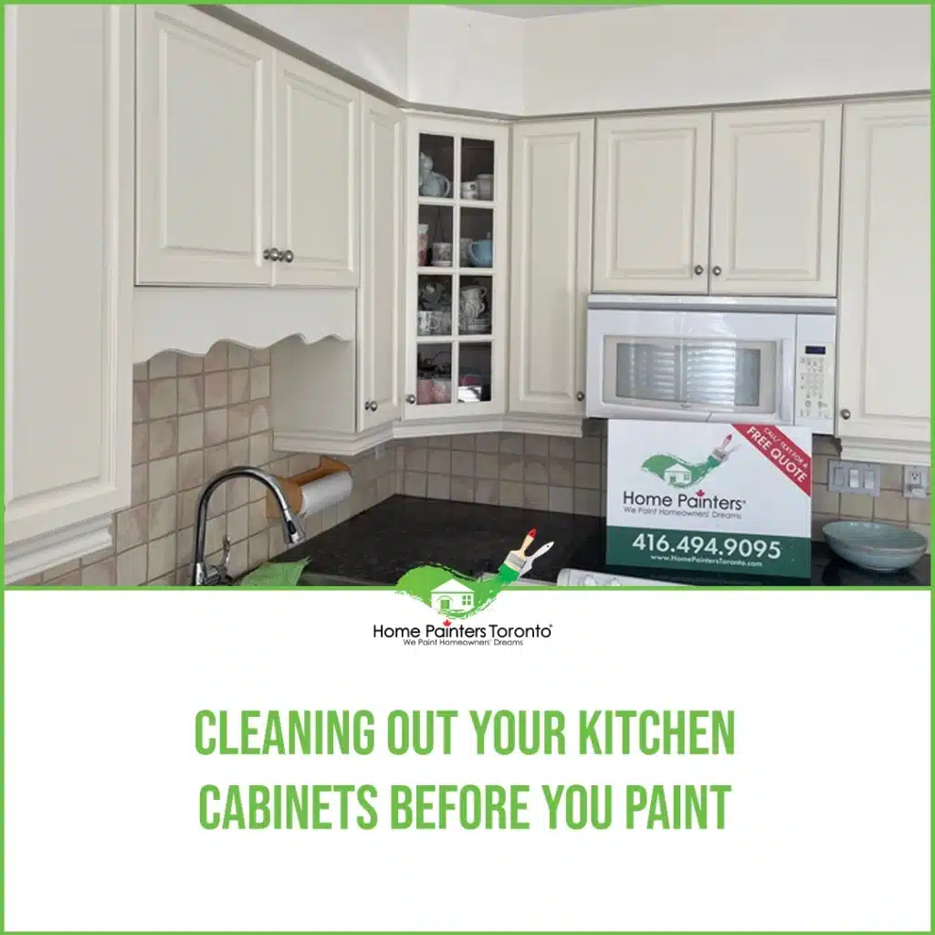 Cleaning Out Your Kitchen Cabinets Before You Paint