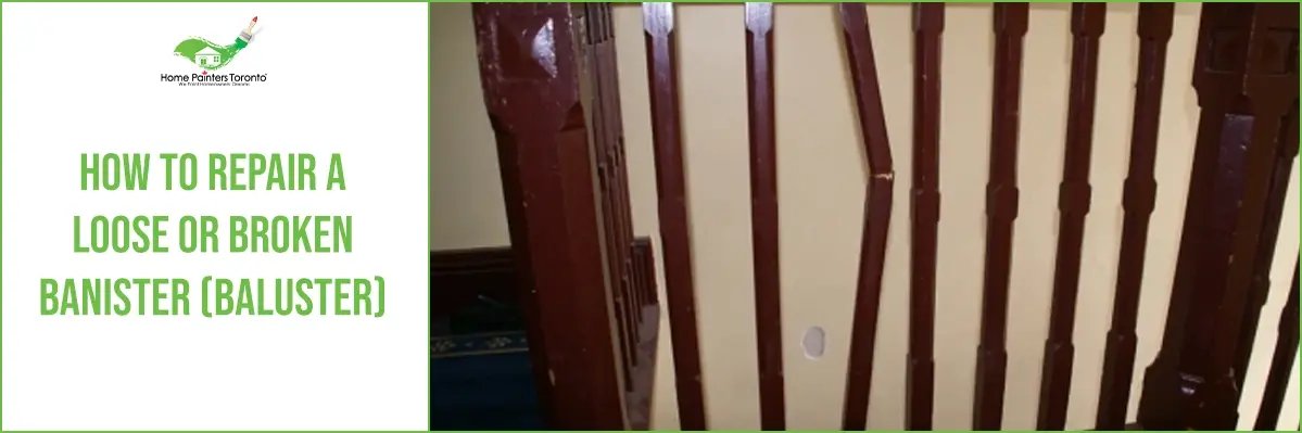 How To Repair a Loose or Broken Banister (Baluster) Banner