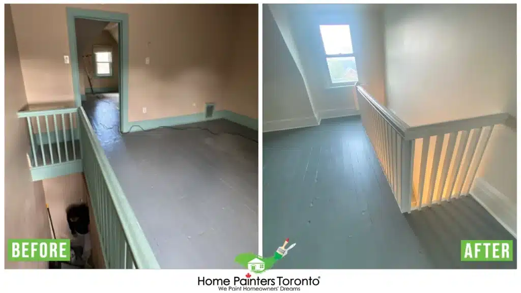 Interior Hardwood Floor Painting By Home Painters Toronto