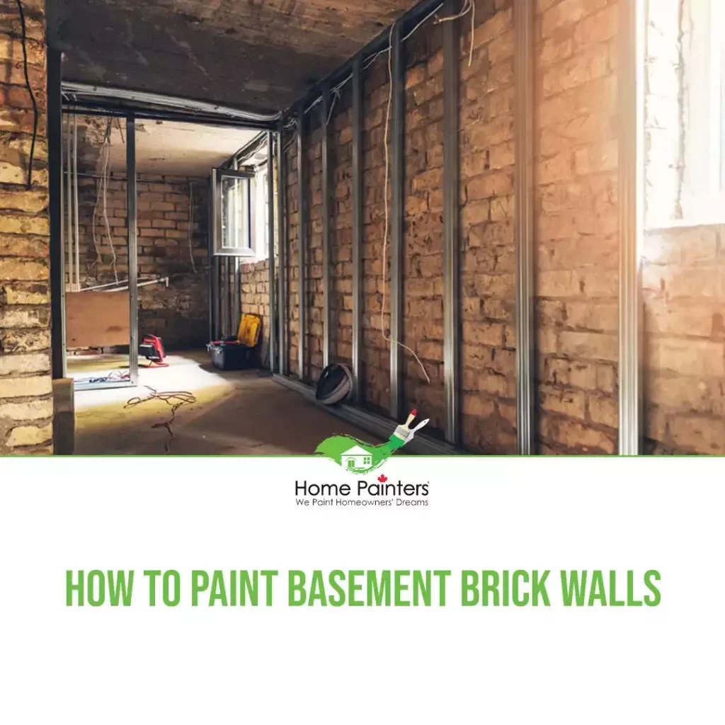 How to Paint Basement Brick Walls featured