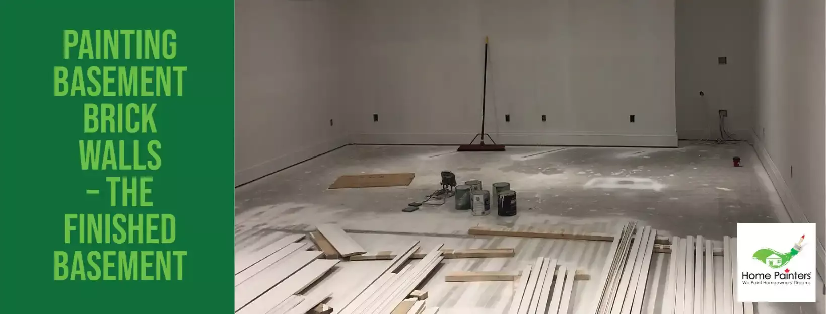 basement brick painting