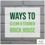 ways to clean a brick house