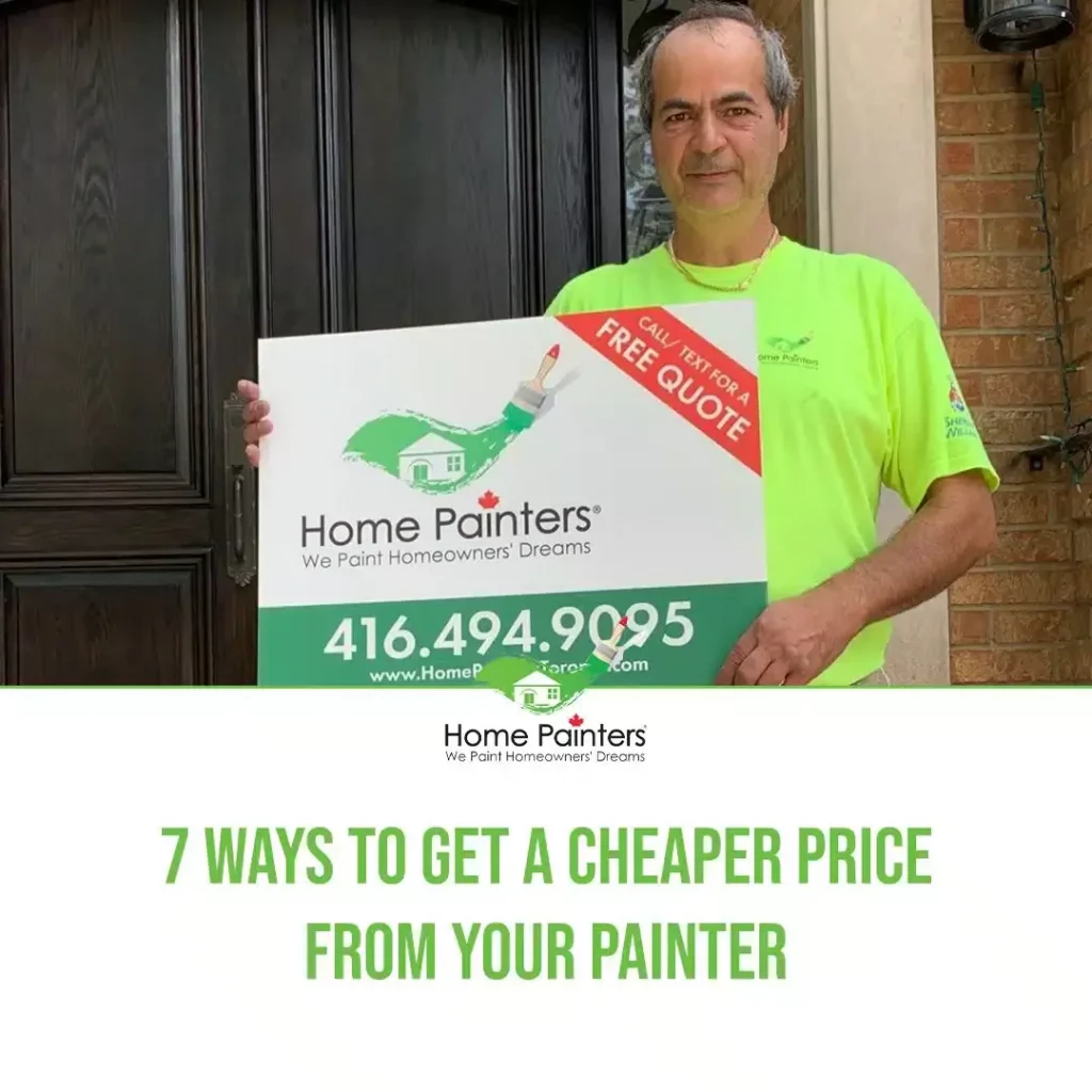 ways to get a cheaper painter