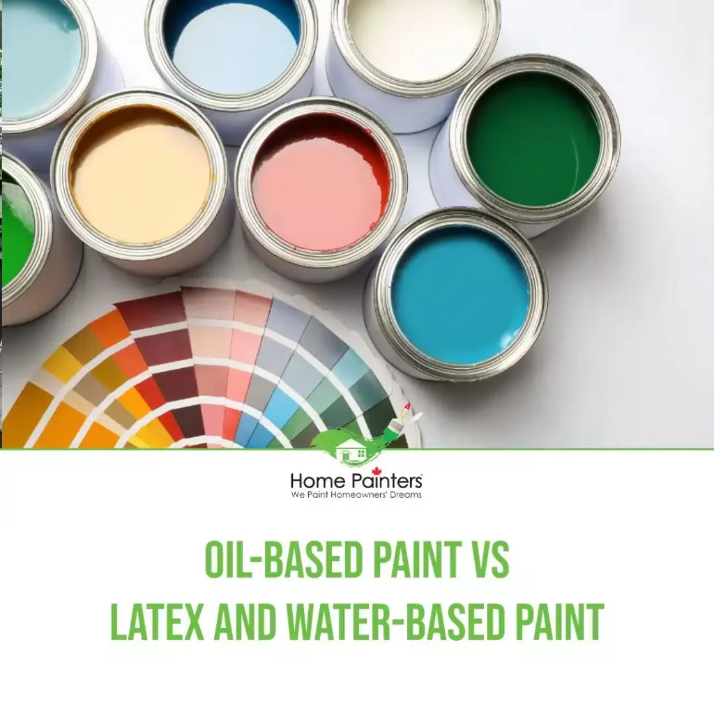 Oil-based paint vs Latex and water-based paint featured