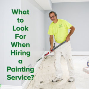 what to look for when hiring a painter