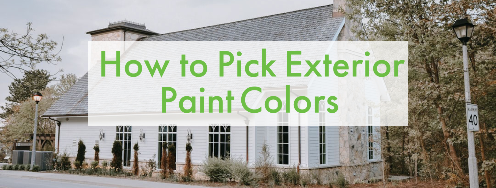 How to Pick Exterior Paint Colors