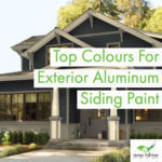 ranch style home with benjamin moore aluminum siding paint with taupe painted window trim