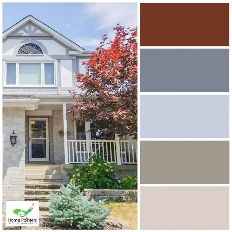 country style house exterior colour palette