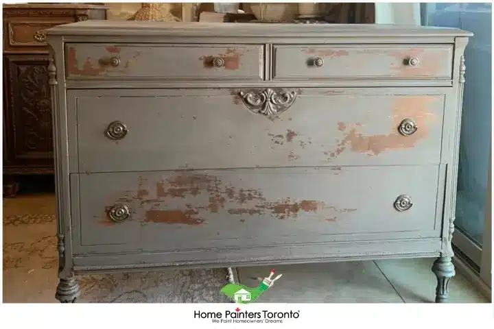 peeling pain on furniture