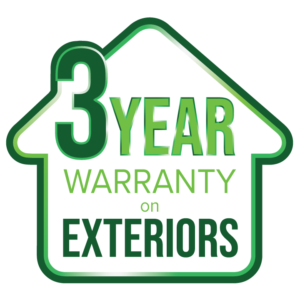 Logo of 3 year warranty on exterior painting