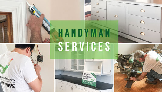 Handyman Service by Home painters toronto, Painters working on Handyman Projects