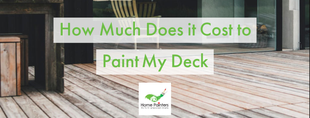 how much does it cost to paint my deck