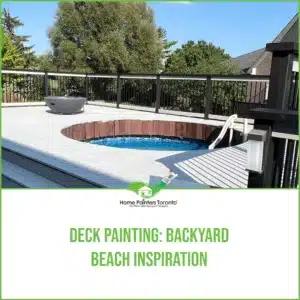 Deck Painting - Backyard Beach Inspiration Image