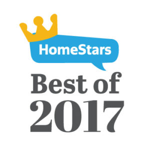 homestars best of 2017 award for home painters toronto