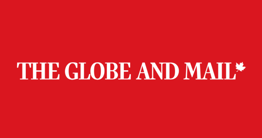 the globe and mail logo on red background for interview with brian young from home painters toronto