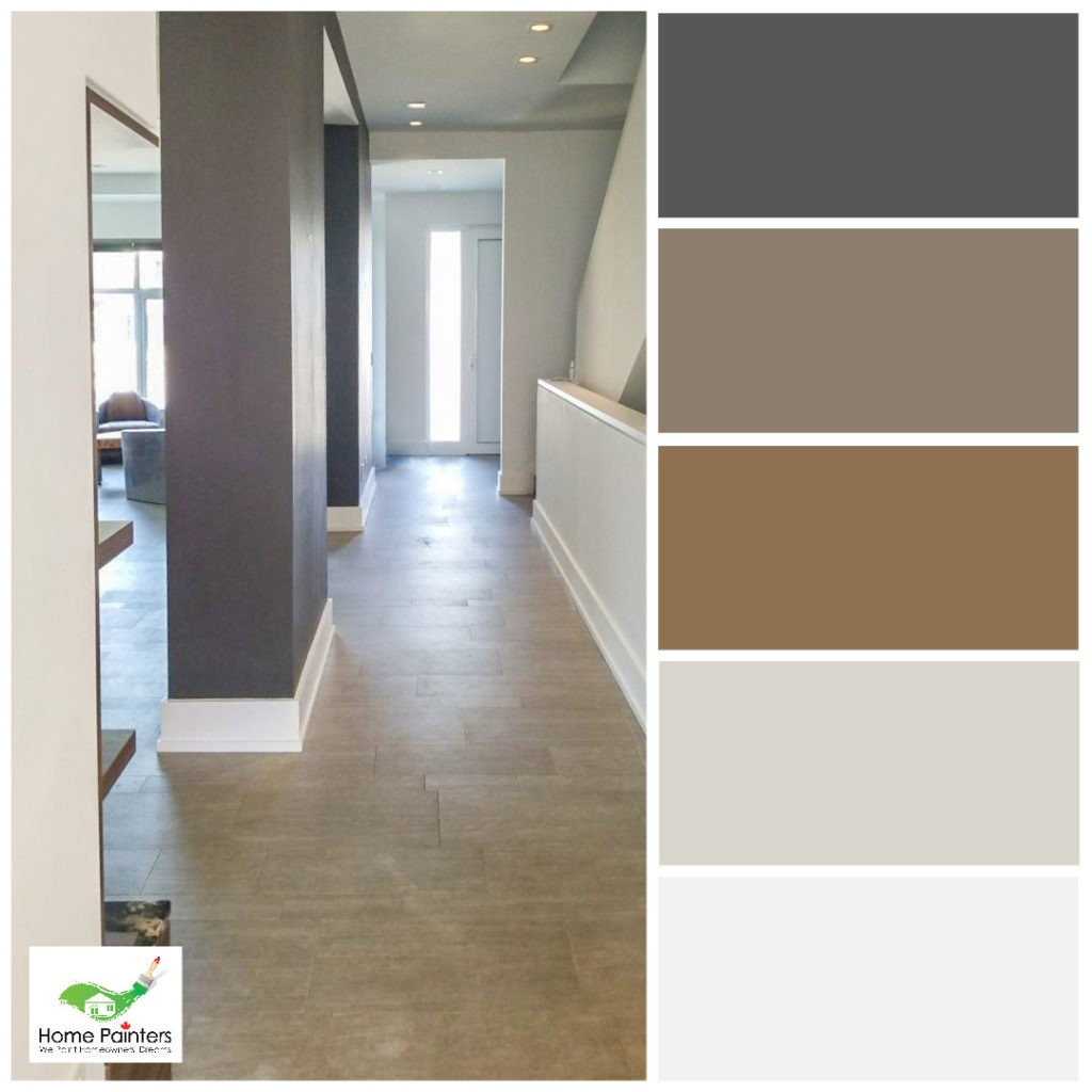 hallway paint colours to brighten a room for modern house interior